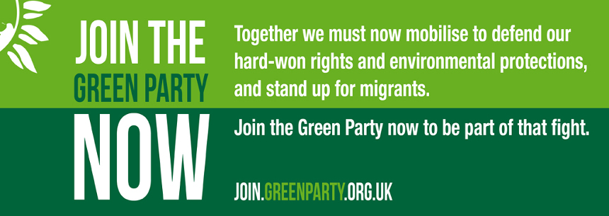Join the Green Party now